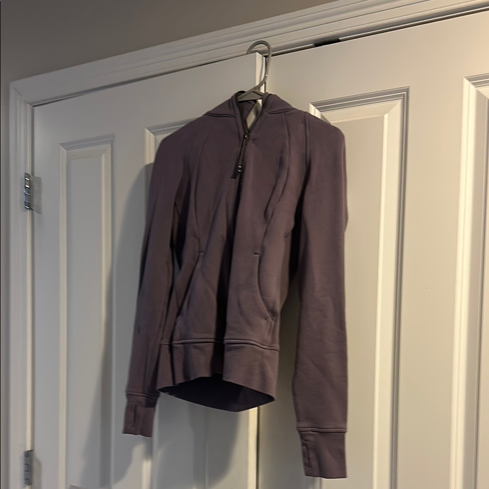 Women's Dusky Lavender Lululemon Scuba Full Zip Hoodie size 6